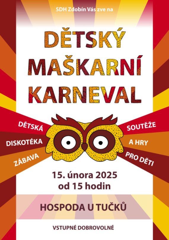 Dětský maškarní karneval 2025